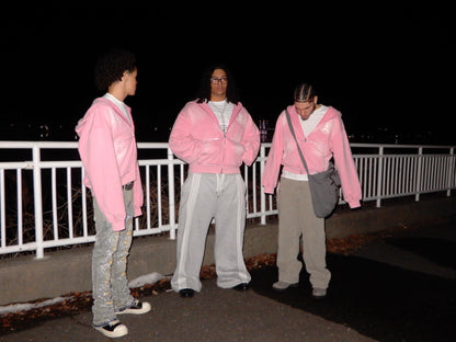 "Pink Jaded Smoov Zip Up"