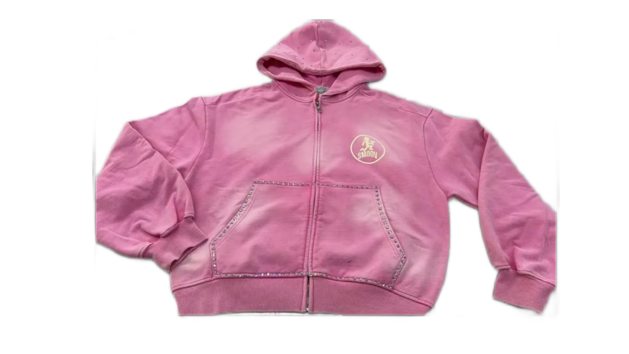 "Pink Jaded Smoov Zip Up"