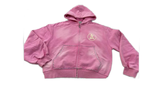 "Pink Jaded Smoov Zip Up"