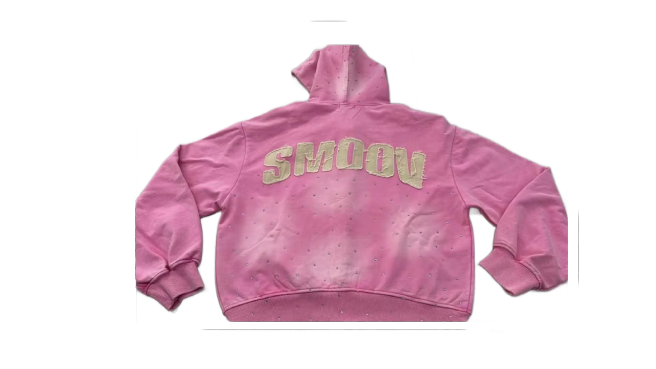 "Pink Jaded Smoov Zip Up"